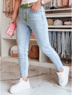 Dámske úzke džínsové nohavice FITARINKA modré FashionStreet UY2422