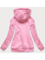 Ružová dámska tepláková mikina (W02-20) Ružová dámska tepláková mikina (W02-20)