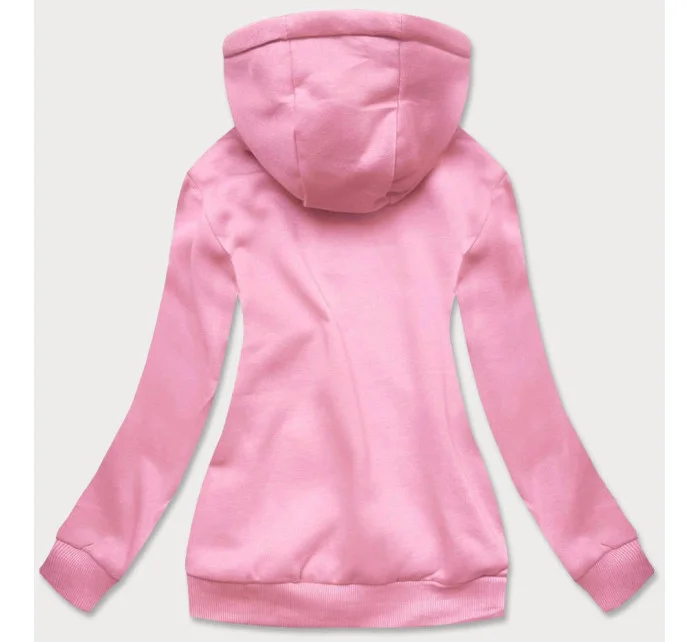 Ružová dámska tepláková mikina (W02-20) Ružová dámska tepláková mikina (W02-20)