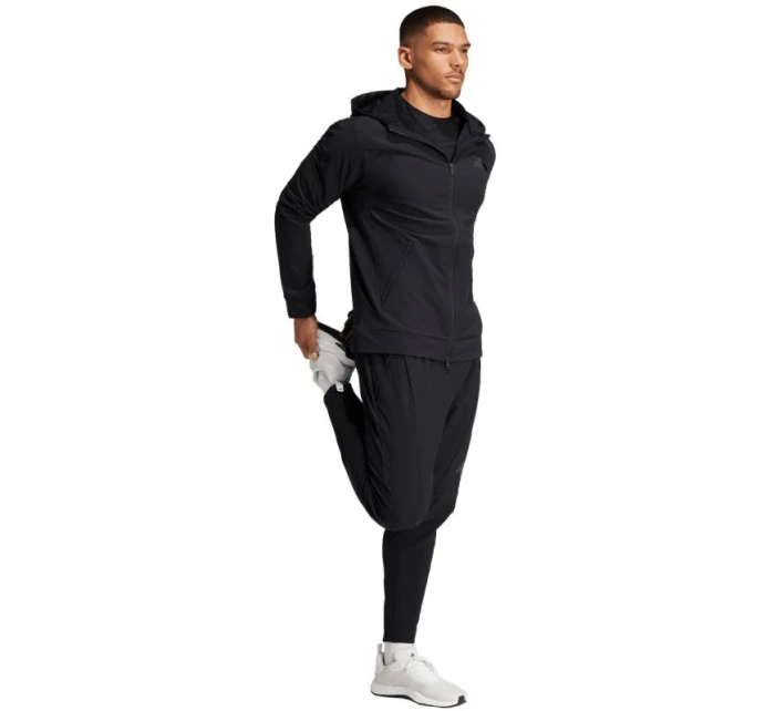 Pánska mikina adidas Designed for Training COLD.RDY Full-Zip Hoodie black IN5607 pánske oblečenie