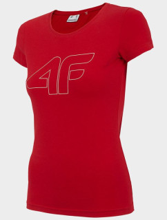 Dámske tričko W H4Z22-TSD353 62S červená - 4F