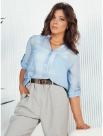 Dámske modré tričko LUNA FashionStreet RY2326 Dámske modré tričko LUNA FashionStreet RY2326