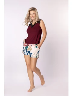 Dámské pyžamové šortky Nipplex Margot model 18443385 S2XL - Mefemi
