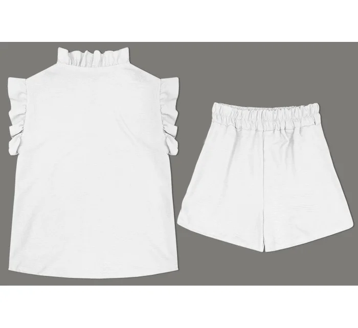 Vzdušný biely letný dámsky komplet (762ART) Vzdušný biely letný dámsky komplet (762ART)