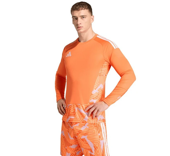 Pánsky súťažný brankársky dres adidas Tiro 26 s dlhým rukávom orange KB5248 men