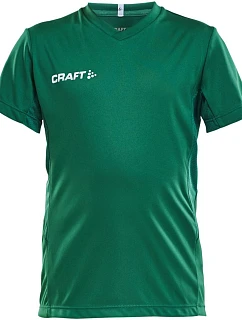 Craft wear Squad Go Jersey Solid Jr Dětské sportovní tričko s výstřihem do V  green model 22468842 - Craft Teamwear