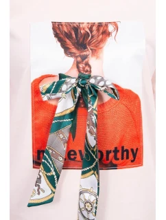 3D halenka pudrově růžová model 18743914 - K-Fashion