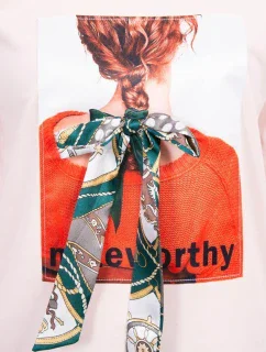 3D halenka pudrově růžová model 18743914 - K-Fashion