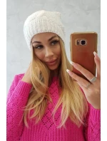 Fleecová čiapka Sandra K210 biela Fleecová čiapka Sandra K210 biela