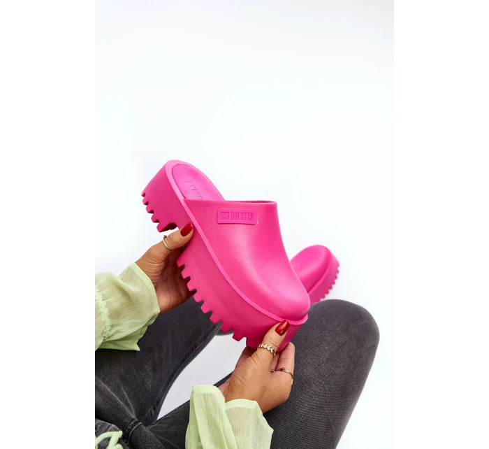 Dámské Žabky Na Masivní Podrážce Big Star model 21649432 - Big Star Shoes Dámské Žabky Na Masivní Podrážce Big Star model 21649432 - Big Star Shoes