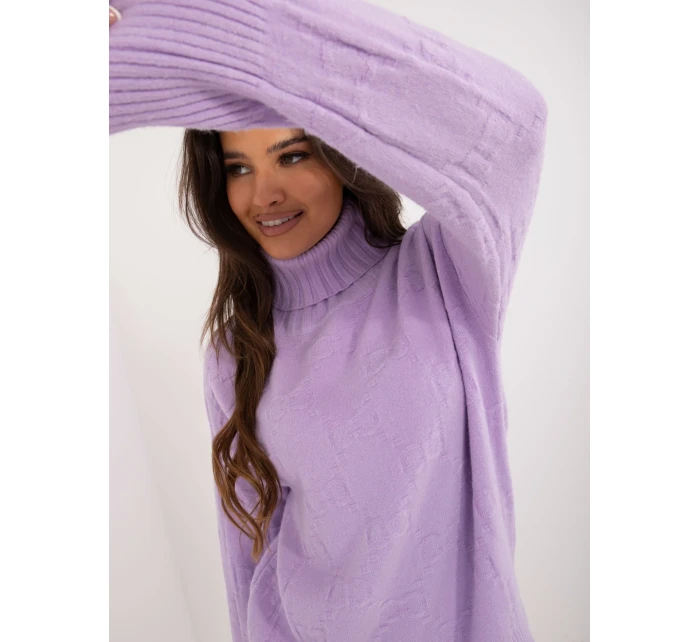 Sweter AT SW  jasny fioletowy model 20459103 - FPrice