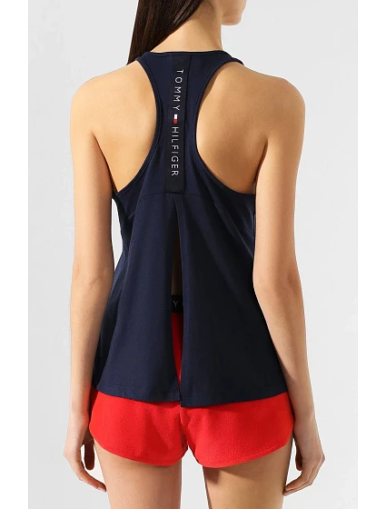Dámské tílko model 8404935 modrá - Tommy Hilfiger Dámské tílko model 8404935 modrá - Tommy Hilfiger