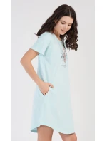 Dámské domácí šaty s krátkým rukávem Garden