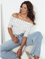 Dámska blúzka BLISSE s prúžkami v svetlo béžovej farbe FashionStreet RY2511