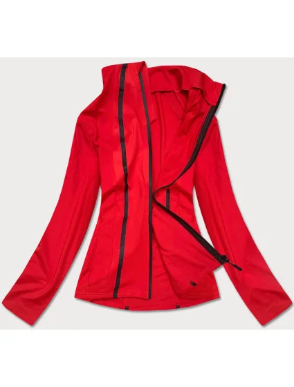 Červená dámska mikina s nízkym stojačikom (HH020-05) Červená dámska mikina s nízkym stojačikom (HH020-05)