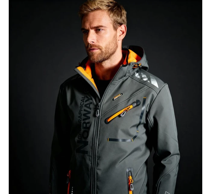 Softshellová bunda DB 068 M Grey / Orange model 21182056 - Geographical Norway