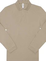 B&C My Polo 180 LSL Piqué – polokošeľa s dlhým rukávom 01.U425 mastic