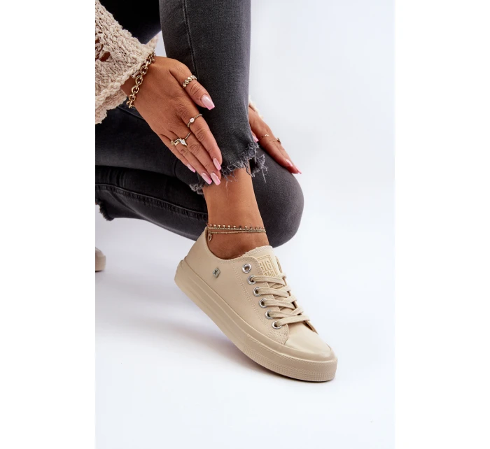 Klasické Dámské Tenisky Big Star model 21654926 Bežové - Big Star Shoes