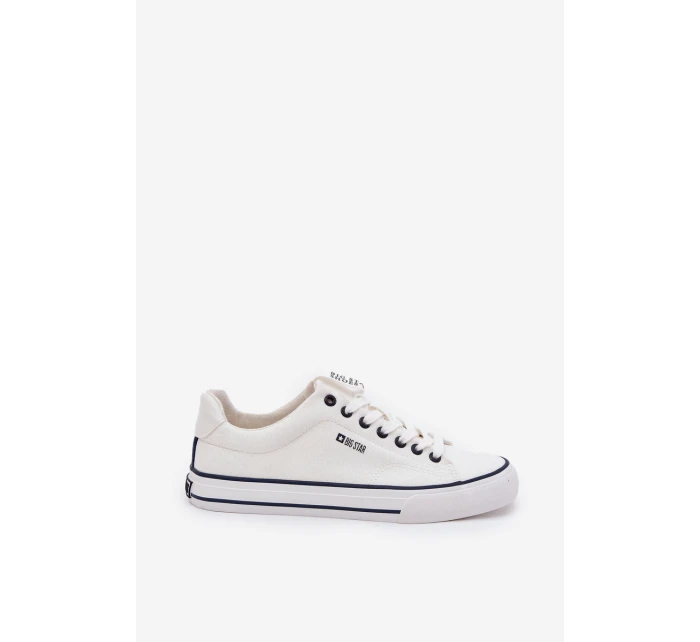 Nízké Pánské Tenisky Big Star model 21686436 Bílé - Big Star Shoes Nízké Pánské Tenisky Big Star model 21686436 Bílé - Big Star Shoes
