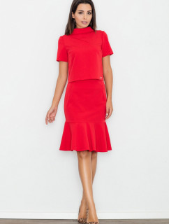 Dámská sukně model 18394405 červená - Figl