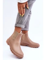 Dámské gumáky Bežové model 21628806 - Boto Dámské gumáky Bežové model 21628806 - Boto