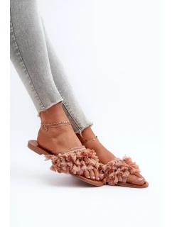 Ploché Dámské Žabky S Špinavě Růžové model 21656741 - Boto