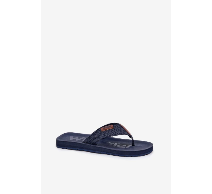 Klapki Japonki Męskie WRANGLER ZANE FLIPFLOP MEN LOW 20251044.24H Granatowe