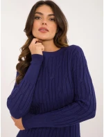 Sweter AT SW  granatowy model 20493454 - FPrice