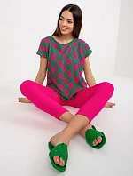 Dámska blúzka D73771R10978Q zelená - FPrice