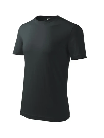 Klasické nové tričko ebony gray