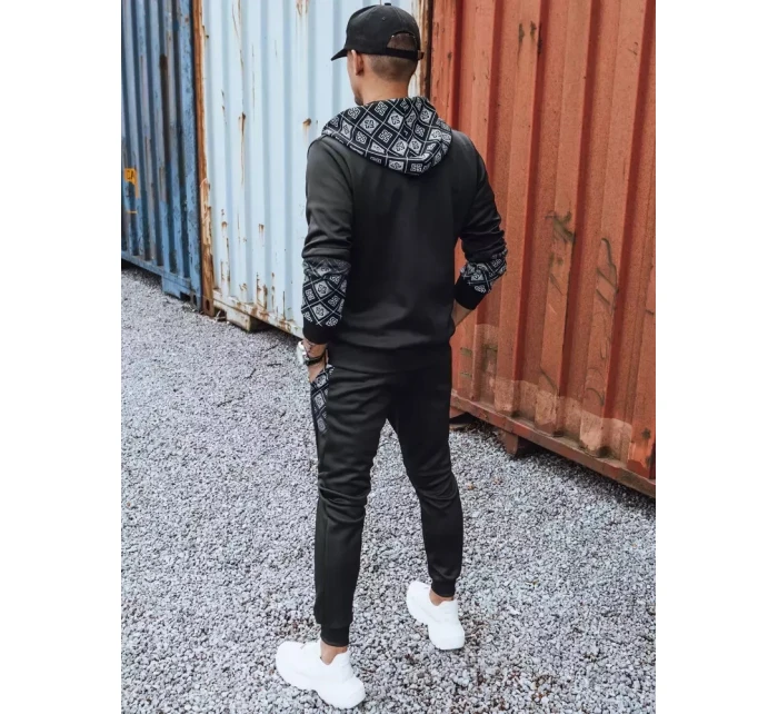 FashionStreet čierna pánska tepláková súprava AX0604
