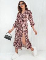 midi šaty růžové model 21971850 - Dstreet