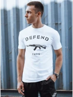 Pánské tričko s potiskem bílé Dstreet model 21977590 - FashionStreet