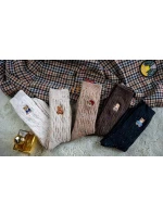 Magnetis ponožky YN5042 Medvedík melanž