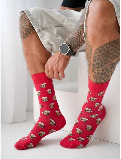 Pánské ponožky Avangard sklenice 4346 model 21314770 - Milena Pánské ponožky Avangard sklenice 4346 model 21314770 - Milena