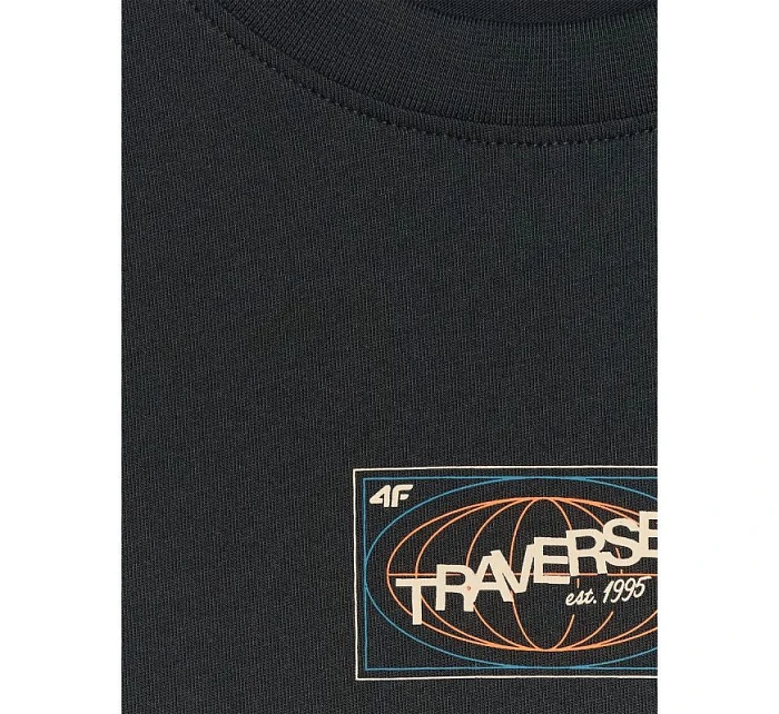 Pánske tričko s potlačou 4F 4FRAW25TTSHM3377-20S pánske