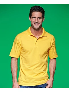 JN 20 Piqué polo model 22514501 gold yellow - Daiber