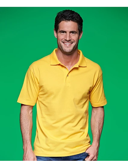 JN 20 Piqué polo model 22514501 gold yellow - Daiber JN 20 Piqué polo model 22514501 gold yellow - Daiber