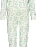 Dámske pyžamo 88232-800-2 zelenobiele - Pastunette