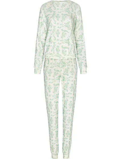 Dámske pyžamo 88232-800-2 zelenobiele - Pastunette Dámske pyžamo 88232-800-2 zelenobiele - Pastunette