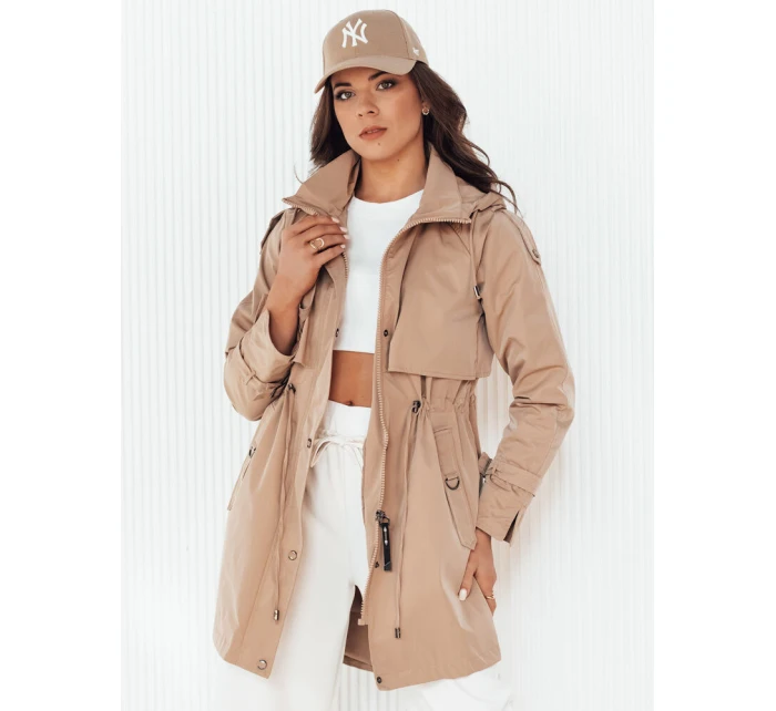 Dámska prechodná bunda BRENS béžová FashionStreet TY4232