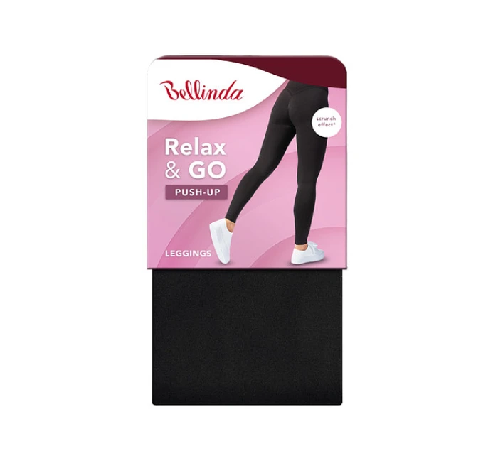 Dámske legíny RELAX & GO PUSH-UP LEGGINGS - BELLINDA - čierne