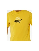 Pánske tričko RIP CURL Inner Visions Rotten Sun Tee, žlté Pánske tričko RIP CURL Inner Visions Rotten Sun Tee, žlté