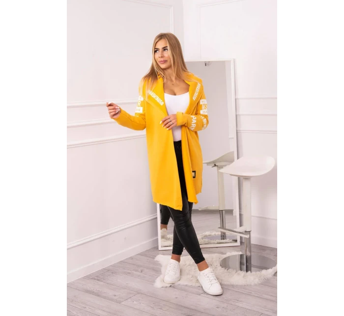 Plášť s model 18745350 nápisem - K-Fashion