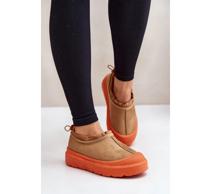 Dámské Sněhule Na Platformě S Svrškem Camel model 21676519 - Boto Dámské Sněhule Na Platformě S Svrškem Camel model 21676519 - Boto