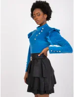 Halenka DHJ BZ model 17063851 tmavě modrá - FPrice Halenka DHJ BZ model 17063851 tmavě modrá - FPrice