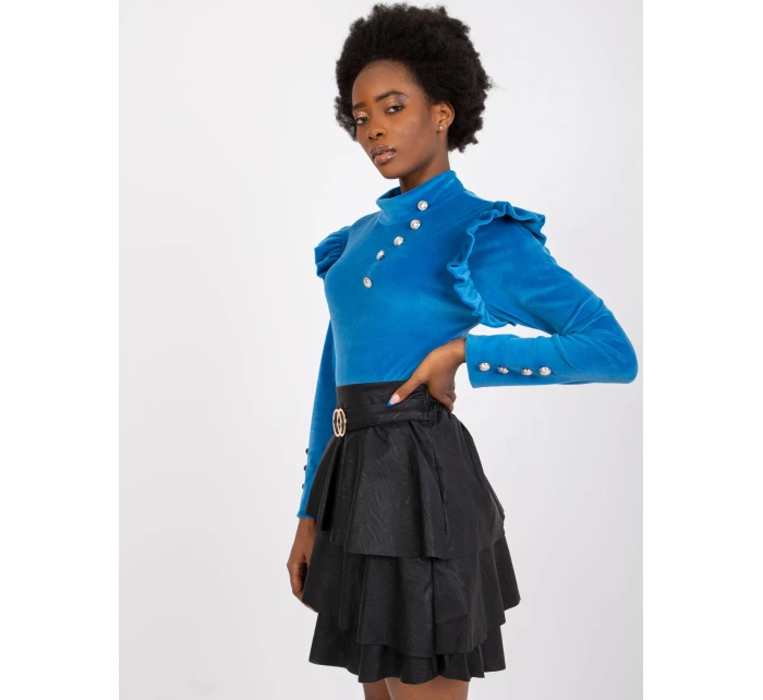 Halenka DHJ BZ model 17063851 tmavě modrá - FPrice Halenka DHJ BZ model 17063851 tmavě modrá - FPrice