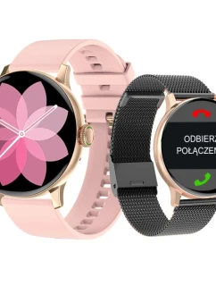 Dámské chytré hodinky Rose Gold Black model 21804755 - Giewont