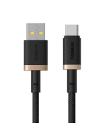 Baseus Dura USB-Type C 60W 2m kábel (čierny/zlatý) Baseus Dura USB-Type C 60W 2m kábel (čierny/zlatý)