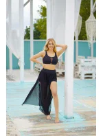 Dámska plážová sukňa Dancing 13 DAN13-19 Black - Self Dámska plážová sukňa Dancing 13 DAN13-19 Black - Self